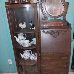 Antique Secretary Desk.  1920's Victorian