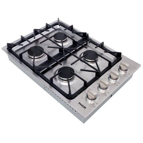 Thor Kitchen 30-in 4 Burners Stainless Steel Gas Cooktop