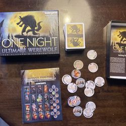 One Night Ultimate Werewolf Card Game