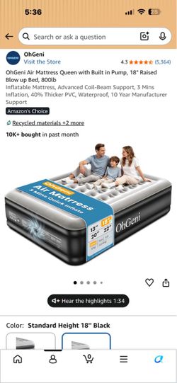 Queen Size Air Mattress
