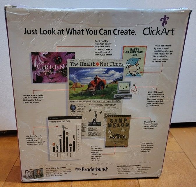 Borderbund Clickart 200,000 Image Pack