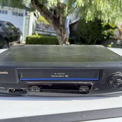 *TV NOT Included!!* Panasonic PV-V4021 Omnivision ‘Blue Line’ VCR — Tested Works!
