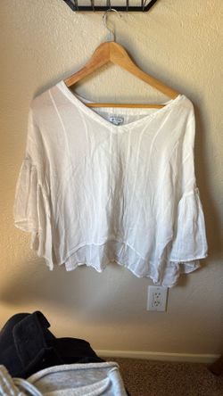 Flowy White Blouse