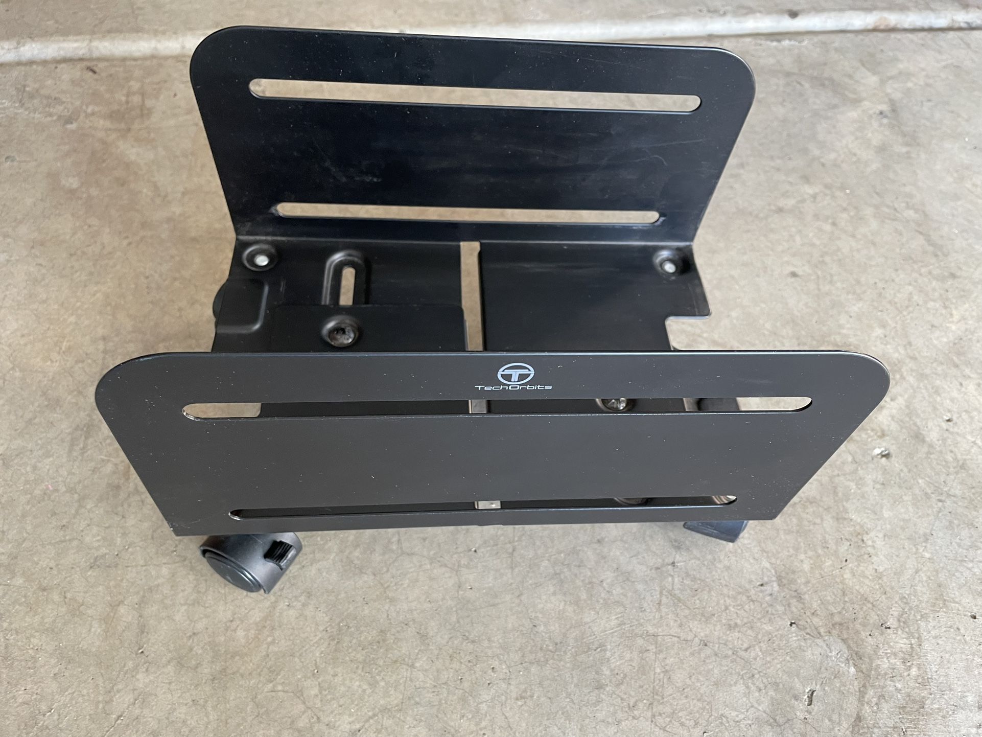 Adjustable Rolling Desktop Computer Stand