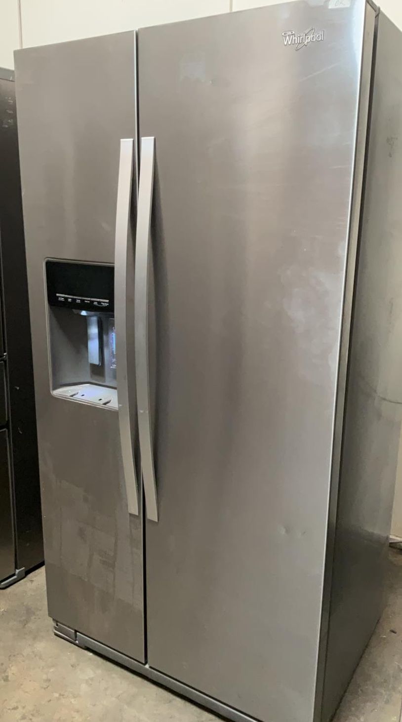 Whirlpool Side-by-Side Stainless Steel Refrigerator