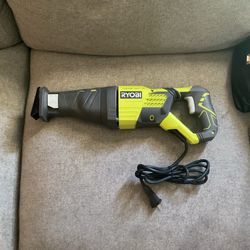 Ryobi reciprocating saw electric very strong corded brand new