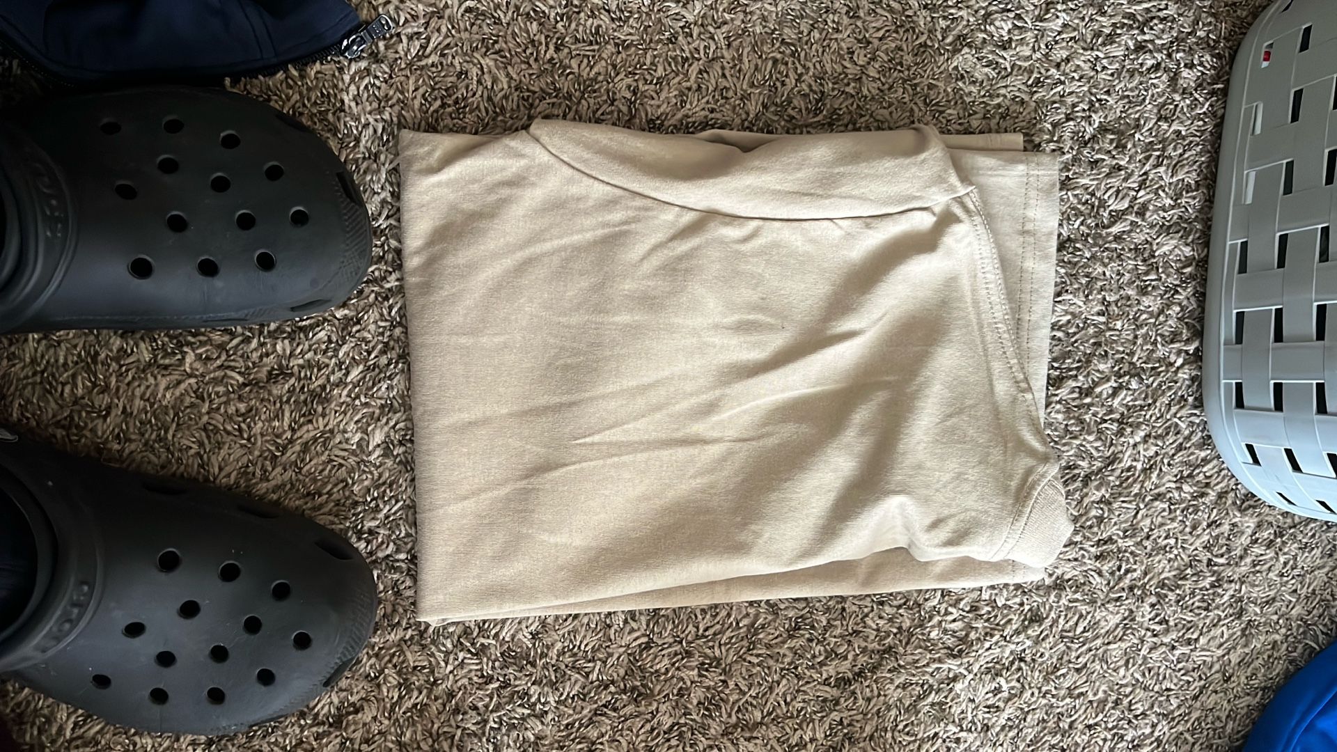 Pro Club Shirt Short Sleeve Heavyweight Large Khaki Brown