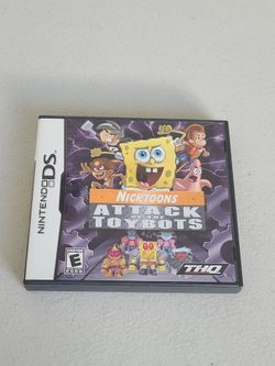 Nicktoons Attack Of The Toybots Nintendo DS Video Game CIB