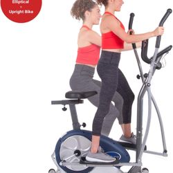 2 in 1 Dual Workout Bike, Elliptical Workout