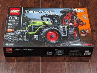 Brand new retired LEGO #42054 motorized Claas Xerion farm tractor