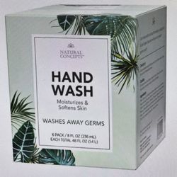 Natural Concepts Moisturizing Hand Wash 6 Pack