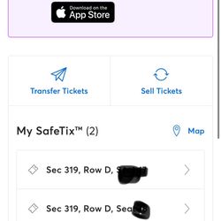 2 Tickets Anaheim Duck 7pm Tonight!