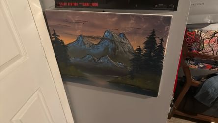 mountain painting