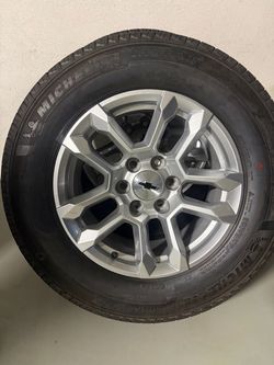 18” Chevy Silverado or Tahoe wheels and tires