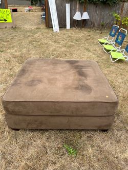 Brown ottoman