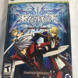 Xbox 360 Blazblue Calamity Triggered Limited Edition CIB