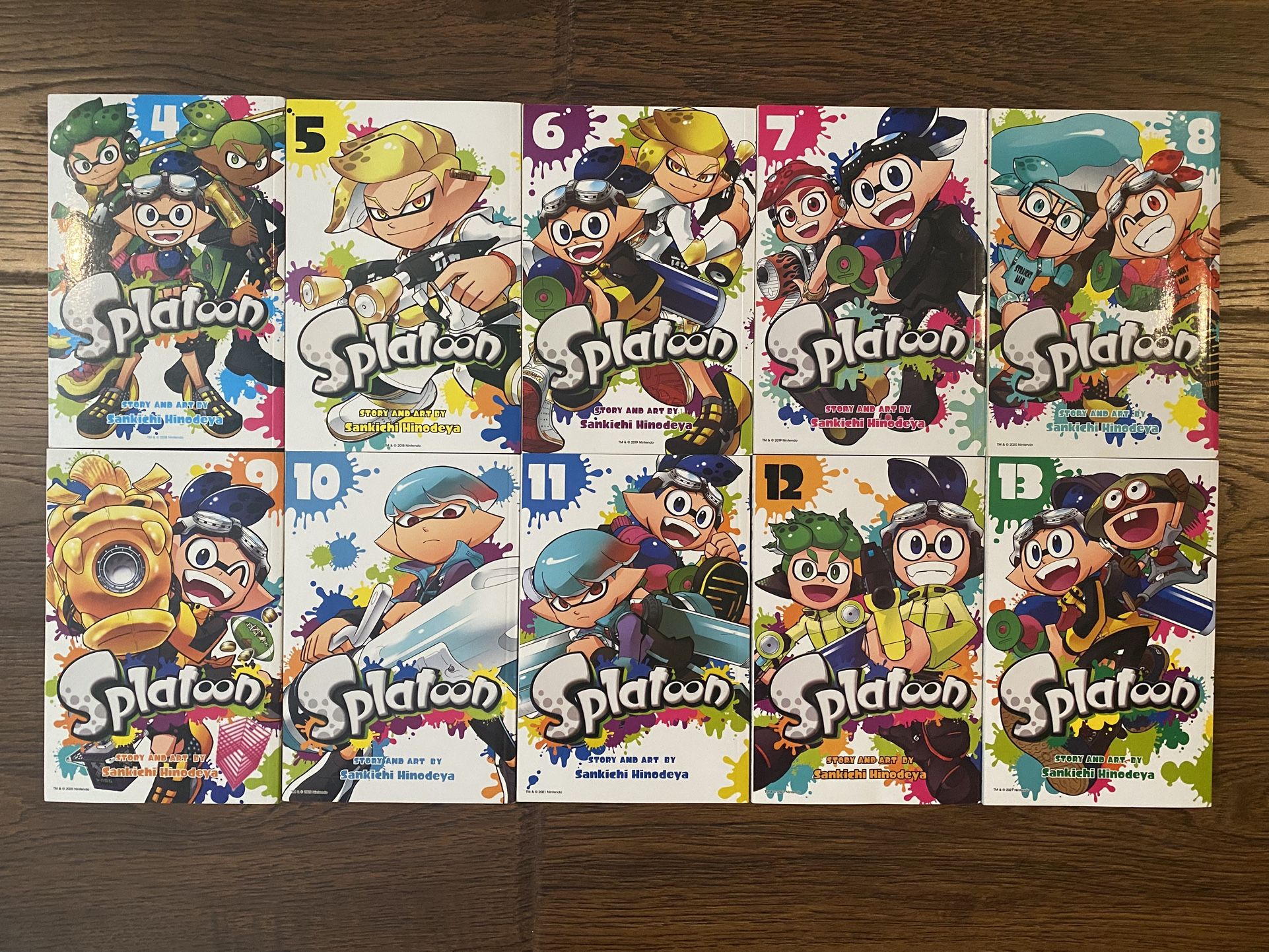 Splatoon Manga Vol. 4-13 English