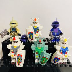 Bandai Gundam Minifigures Mobile Mech Suit Set | New Custom LEGO Compatible To