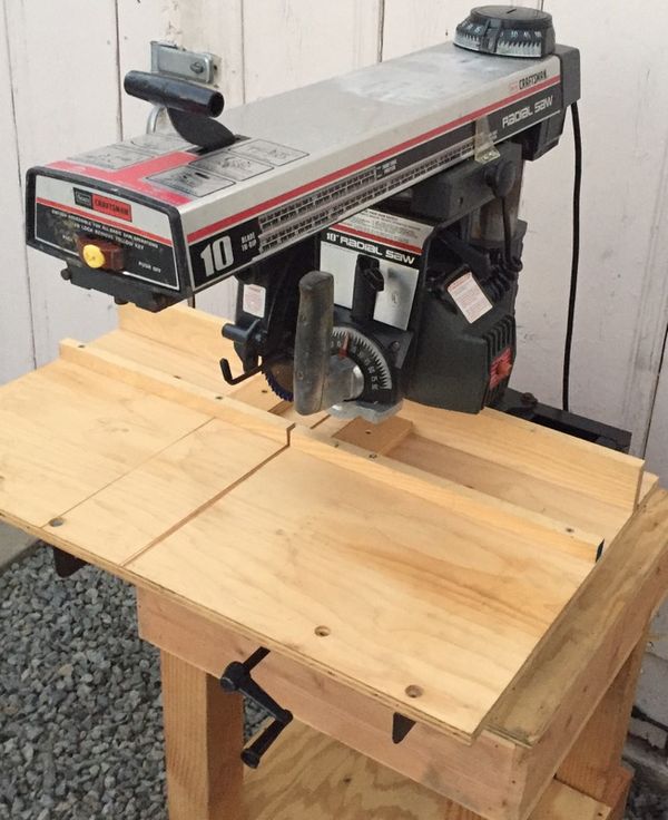 Original Sears Craftsman Radial Arm Saw with new custom