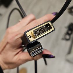 DVI To Displayport Cable