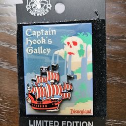 Disney Limited Edition Pin CAPTAIN HOOK'S GALLEY