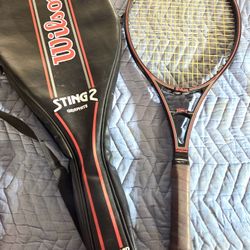 Used Tennis Racket - Wilson Sting 2 , Graphite - North Glendale 