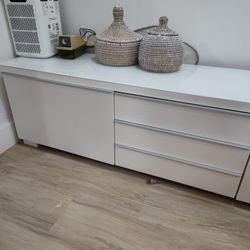 White TV Console 