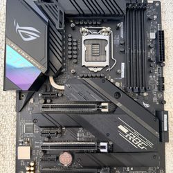 ASUS ROG Strix Z490-E Gaming Z490- WiFi 6, LGA 1200 (Intel 10th Gen) ATX Gaming Motherboard, 14+2 Power Stages, DDR4 4600, Intel 2.5 Gb Ethernet