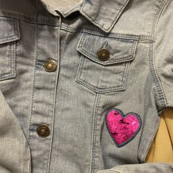Girls Carter’s Denim Jacket Size 8