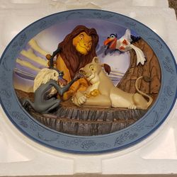 Disney's Lion King 3D Relief Plate #1,123/7,500