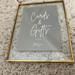 Hanging Cards & Gifts Sign