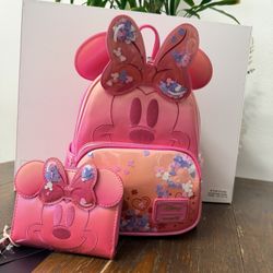 Minnie Mouse Loungefly Confetti & Wallet