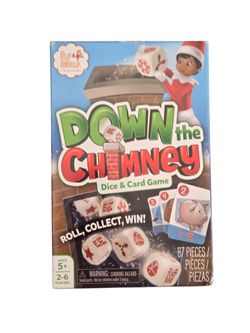 The Elf on the Shelf Down the Chimney Dice and Card Game Christmas