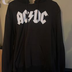 AC/DC black and white hoodie