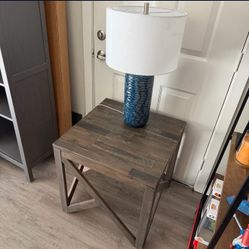 Lamp & End Table