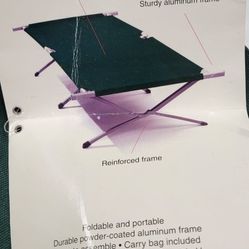 Folding Metal Camping Cot