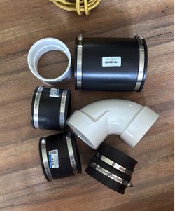 PVC & Fernco Pipe Fittings and Flexible Couplings Lot