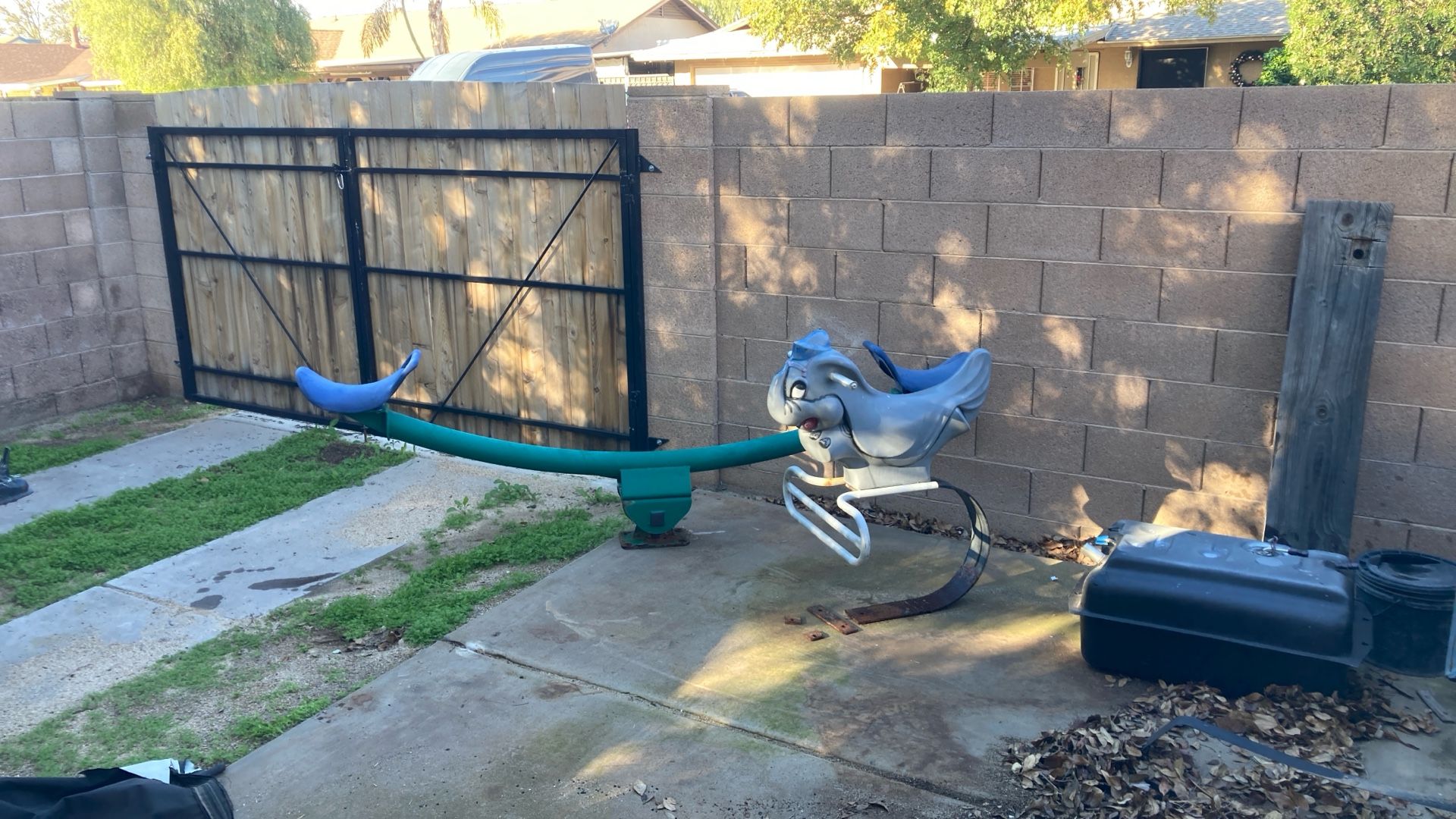 Spring Toy And See Saw