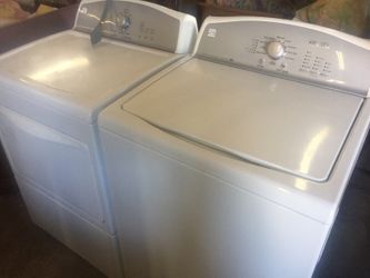Kenmore washer and dryer