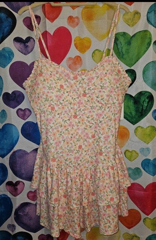 No Boundaries Floral Mini Dress Sundress Plus Size NWT