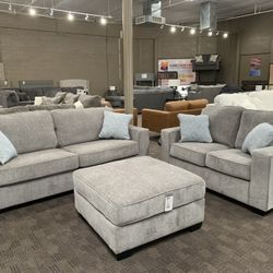 Grey Sofa Couch Set