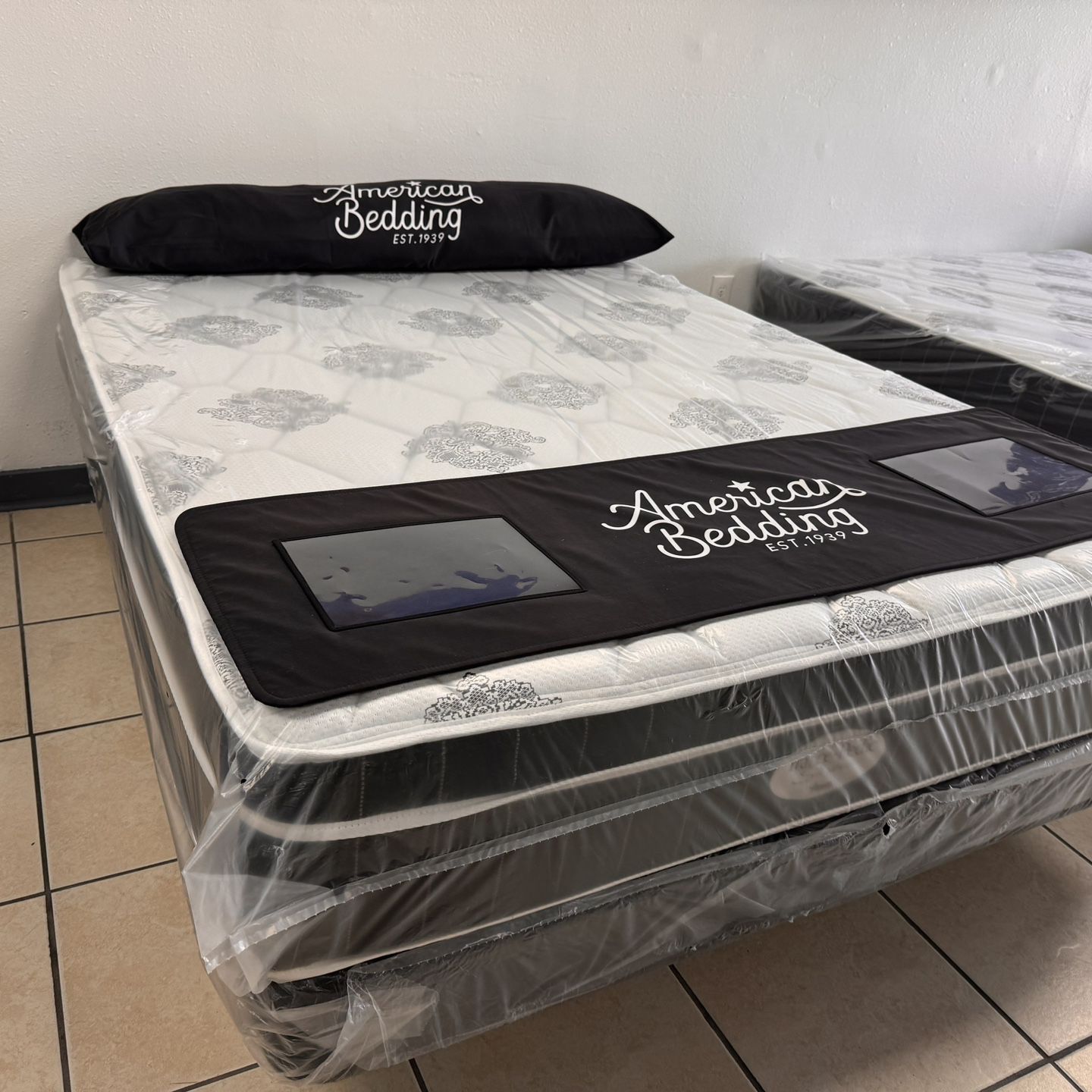 New Queen Euro Mattress Includes Boxpsring For $280