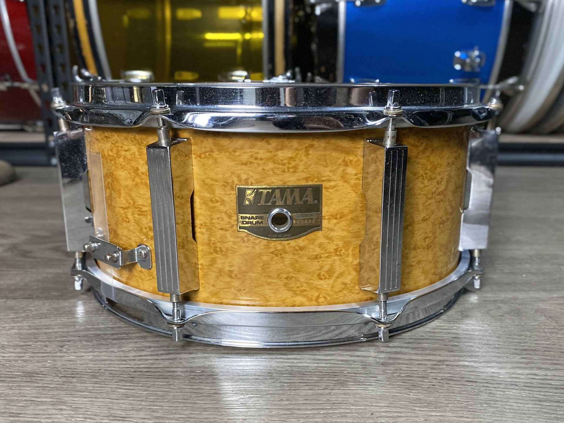 Tama 6x13 Artwood Snare Drum — Amber Gravure (1990s)