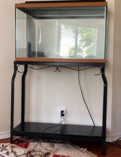 Aquarium with a stand
