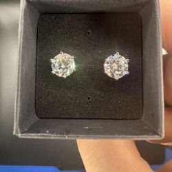 VVSI Moissanite Earrings