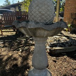 Pineapple Birdbath