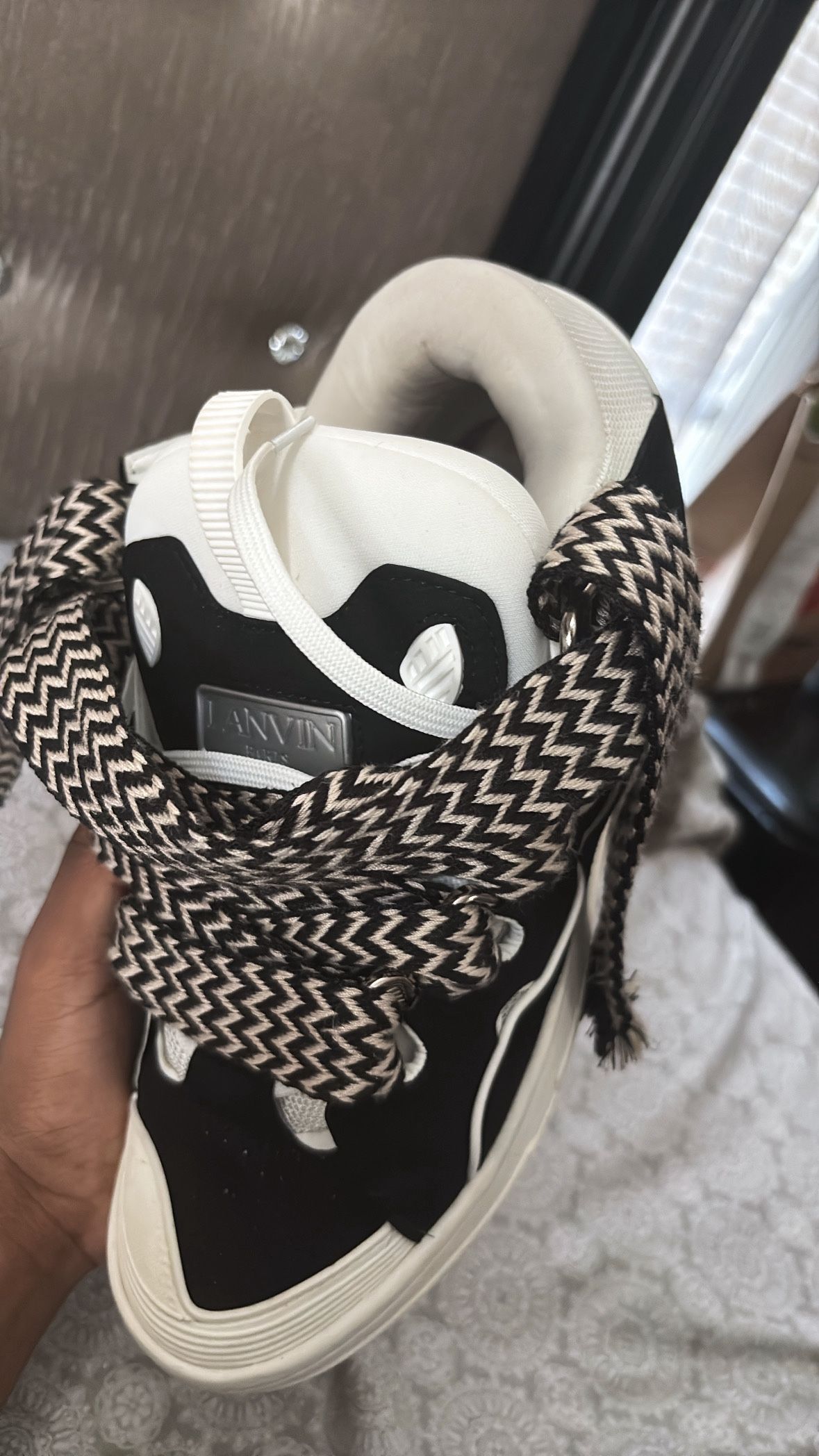 Black And White Lanvin Curbs