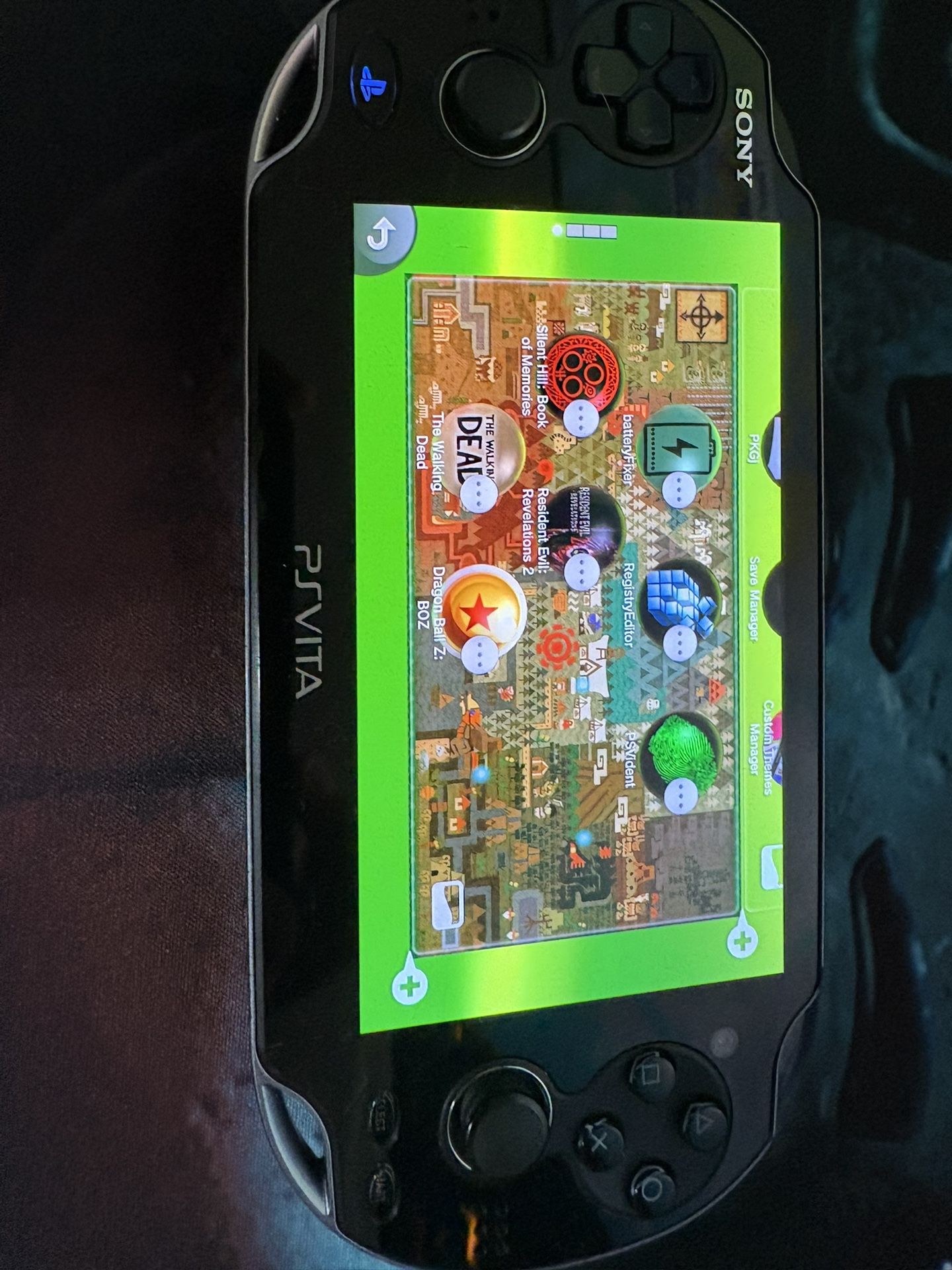 Playstation psvita with hundreds of games