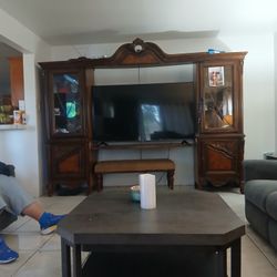 Three Piece TV Wooden Stand