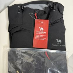 CAMEL CROWN Women's Waterproof Windbreaker Jacket, Lightweight Wind-Resistant Hiking Coat
